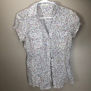 Forever 21 printed blouse